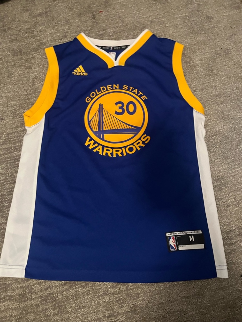NBA Golden State Warriors Youth Jersey - Blue/Yellow